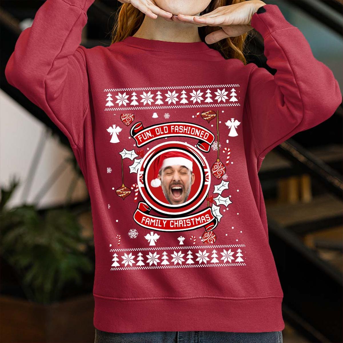 Tacky Custom Ugly Sweaters With Multiple Faces