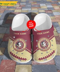 Custom Florida State Seminoles Football Ncaa Crocs Sandals