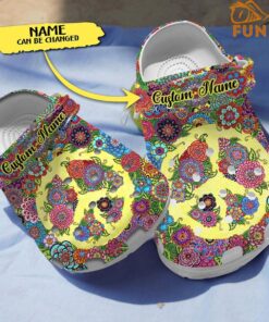 Custom Flowers For Peace Hippie Crocs Classic