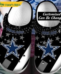 Custom Football Dallas Cowboys Crocs Clog Shoes