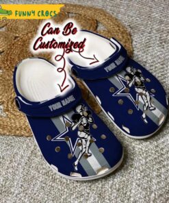 Custom Football Player Dallas Cowboys Crocs Clogs