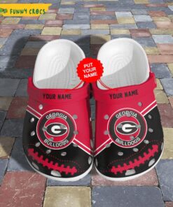 Custom Georgia Bulldogs Football Ncaa Crocs Sandals