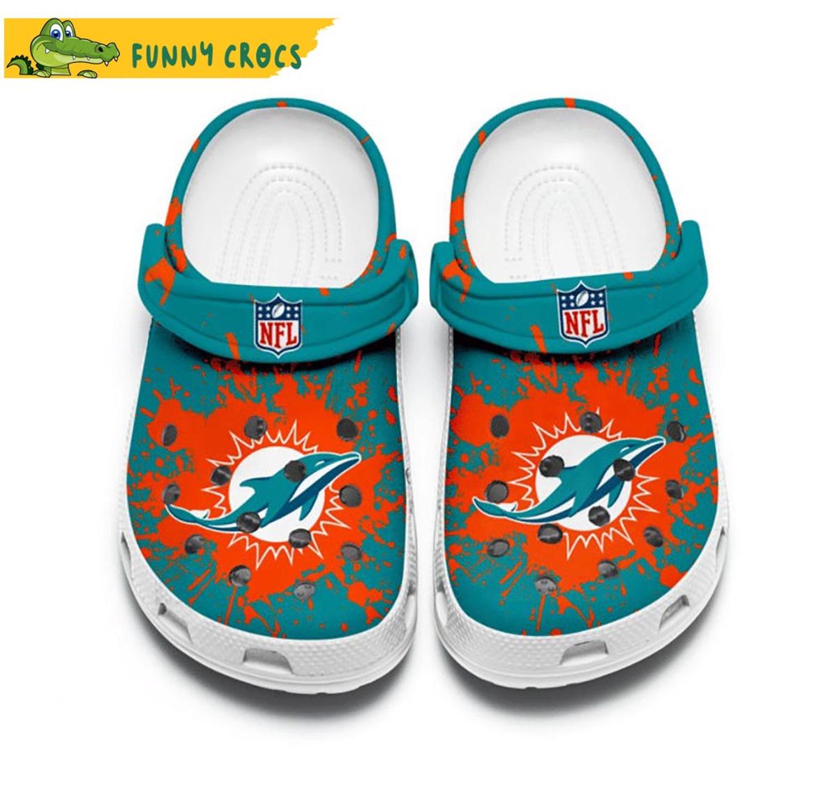 Crocs Custom Miami Dolphins Shoes