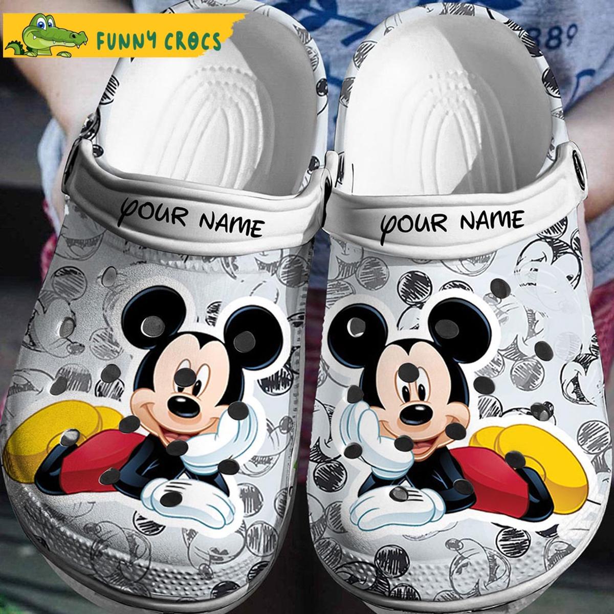 Custom Mickey Mouse Crocs Sandals