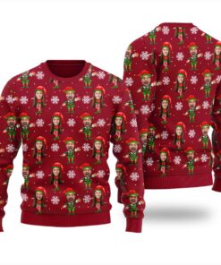 Custom Multiple Faces Christmas Sweater Men