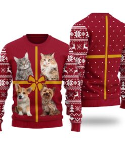 Custom Multiple Pets Ugly Sweater