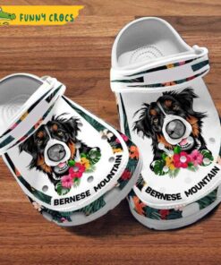 Custom Name Bernese Mountains Dog Crocs Sandals