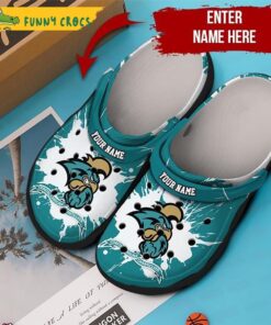 Custom Name Coastal Carolina Chanticleers Ncaa Football Crocs Sandals