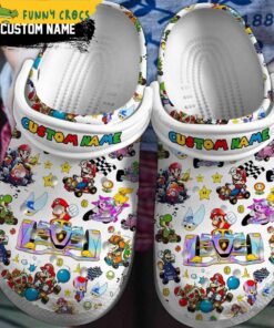 Custom Name Crocs Mario