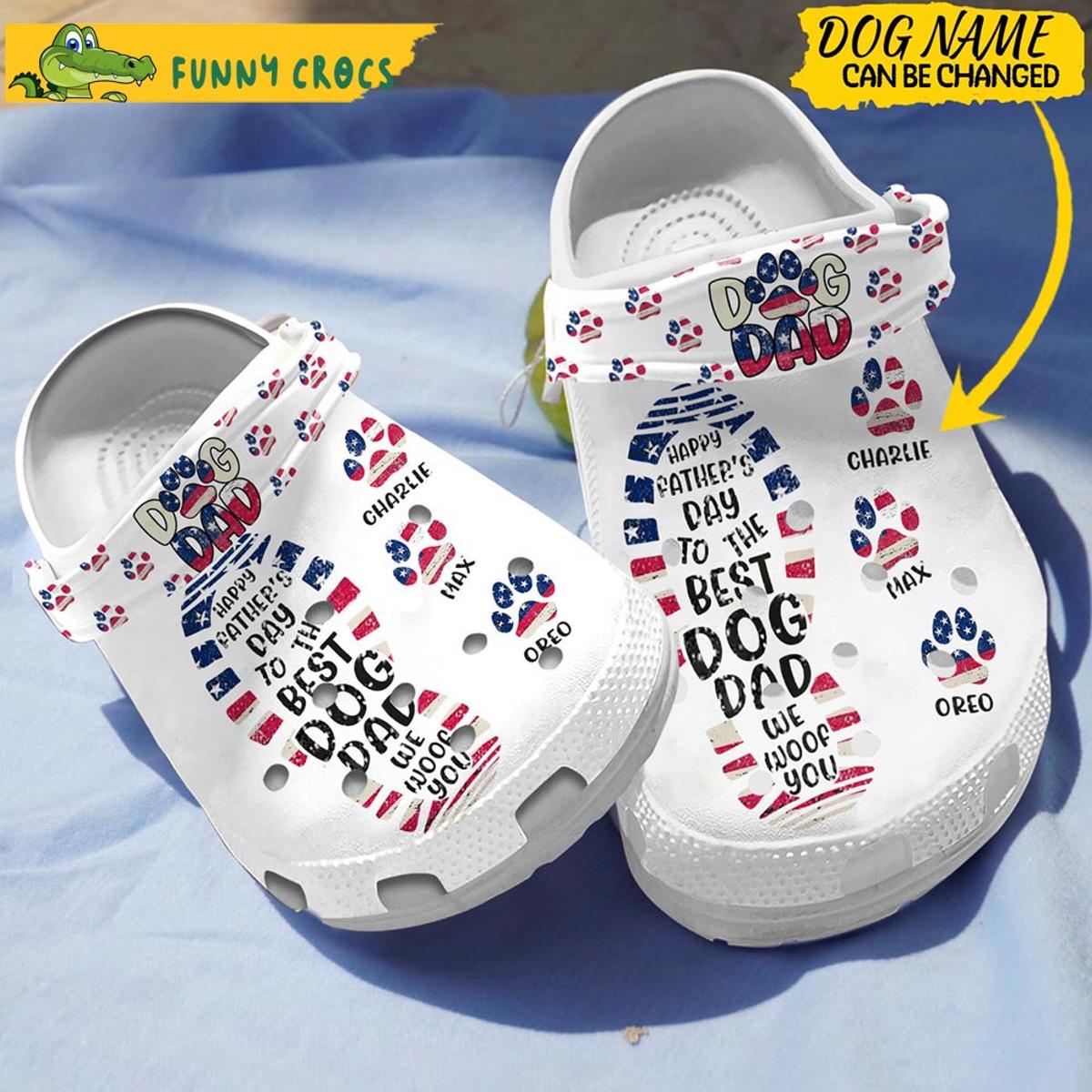 Pretty Puppy Dog Crocs Shoes