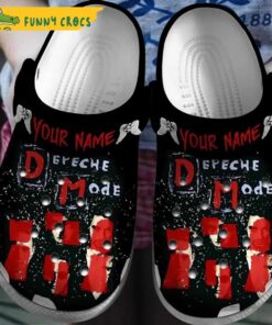 Custom Name Depeche Mode Band Crocs Clog Slippers