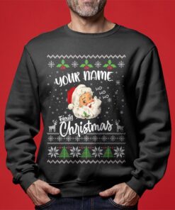 Custom Name Family Christmas Sweater