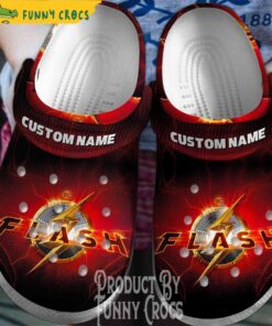 Dc Flash Red Crocs Shoes