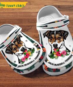 Custom Name Jack Russell Terrier Dog Crocs Classic