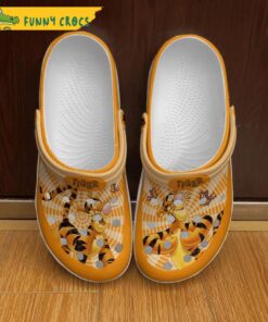 Custom Name Tiger Winnie The Pooh Crocs Slippers