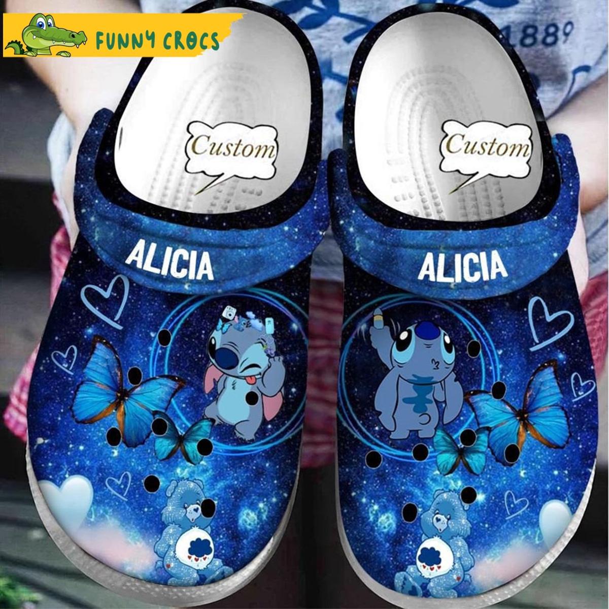 Custom Ohana Mlean Family Fleece Stitch Crocs Clog Shoes