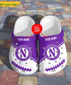 Custom Northwestern Wildcats Football Ncaa Crocs Classic