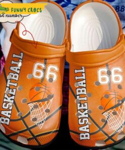 Custom & Number Love Mix Color Basketball Crocs Clog Shoes