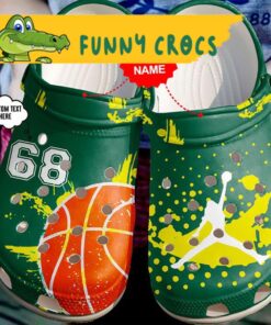 Custom & Number My Love Passion Basketball Crocs Slippers