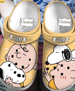 Custom Peanuts Love Snoopy Crocs Slippers