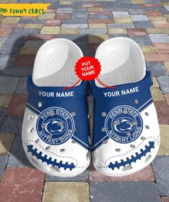 Custom Penn State Nittany Lions Football Ncaa Crocs Clog Slippers