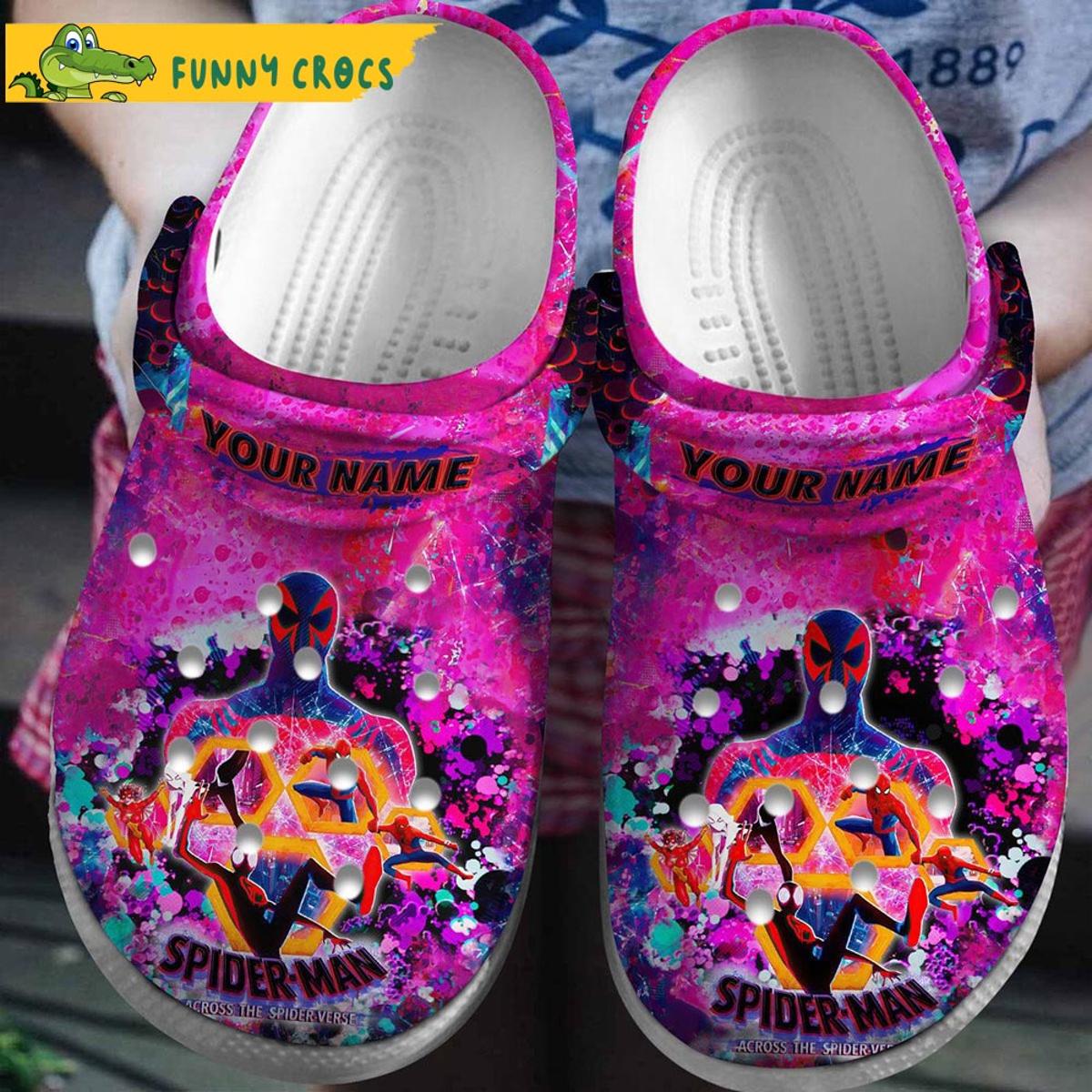 Custom Name Cosmic Spider Man Crocs Clog Shoes