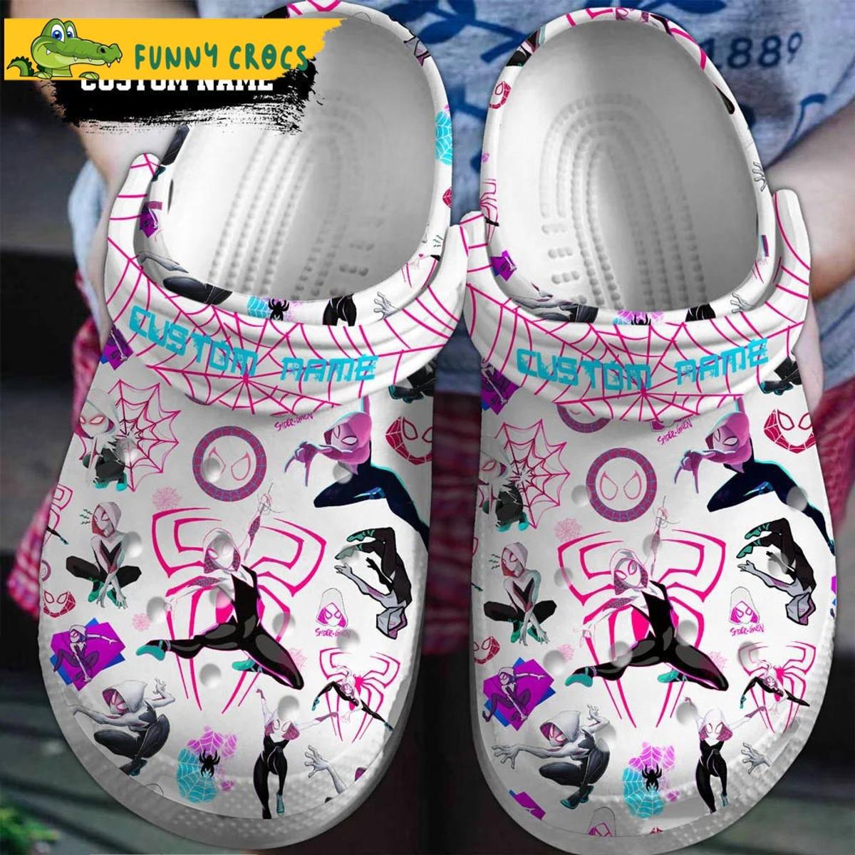 Custom Name Cosmic Spider Man Crocs Clog Shoes