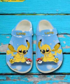 Custom Pokemon Stitch Crocs Clog Shoes