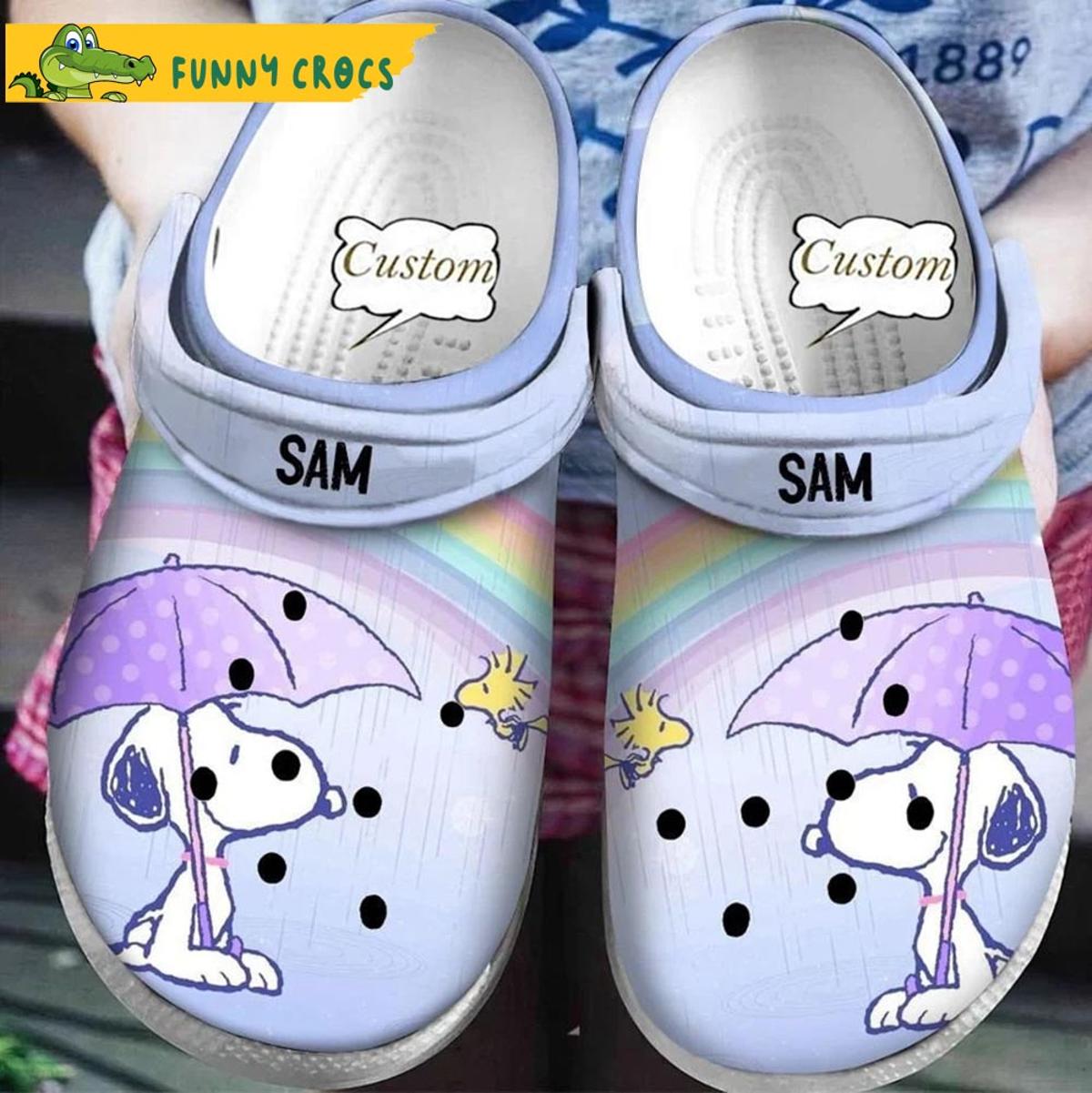 Custom Peanuts Love Snoopy Crocs Slippers