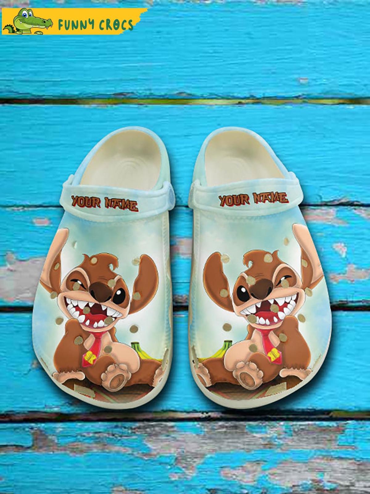 Custom Pokemon Stitch Crocs Clog Shoes