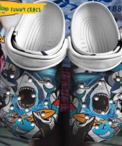 Custom Sharks Crocs Clogs Shoes