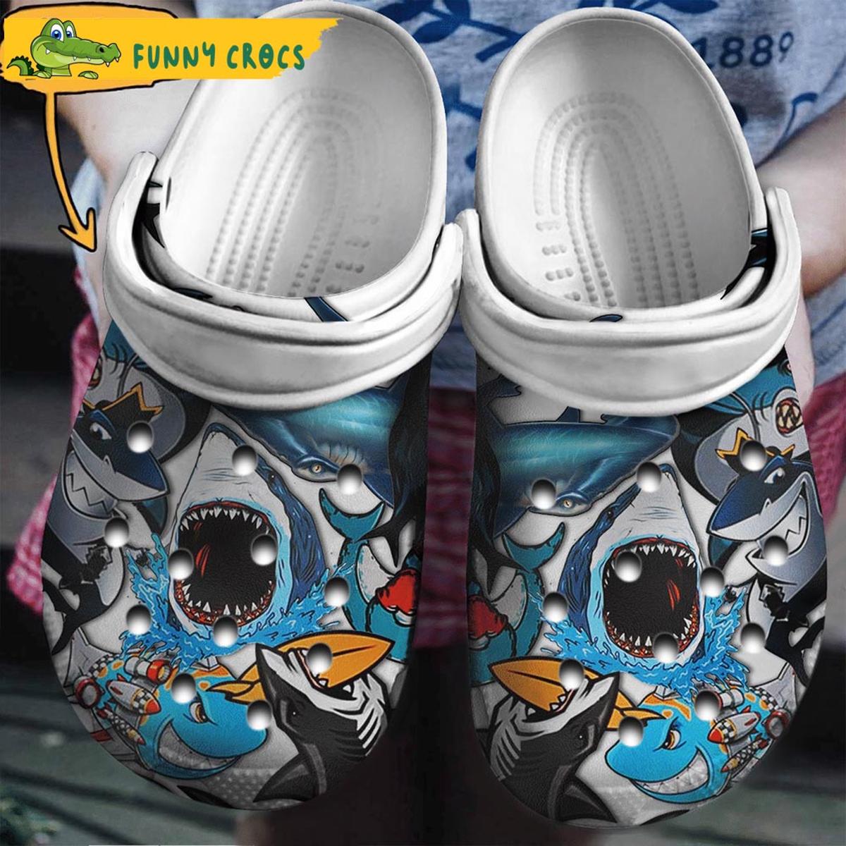 Customized Baby Shark Crocs Sandals