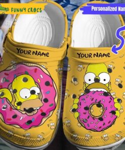 Custom Simpsons Crocs Clog Slippers