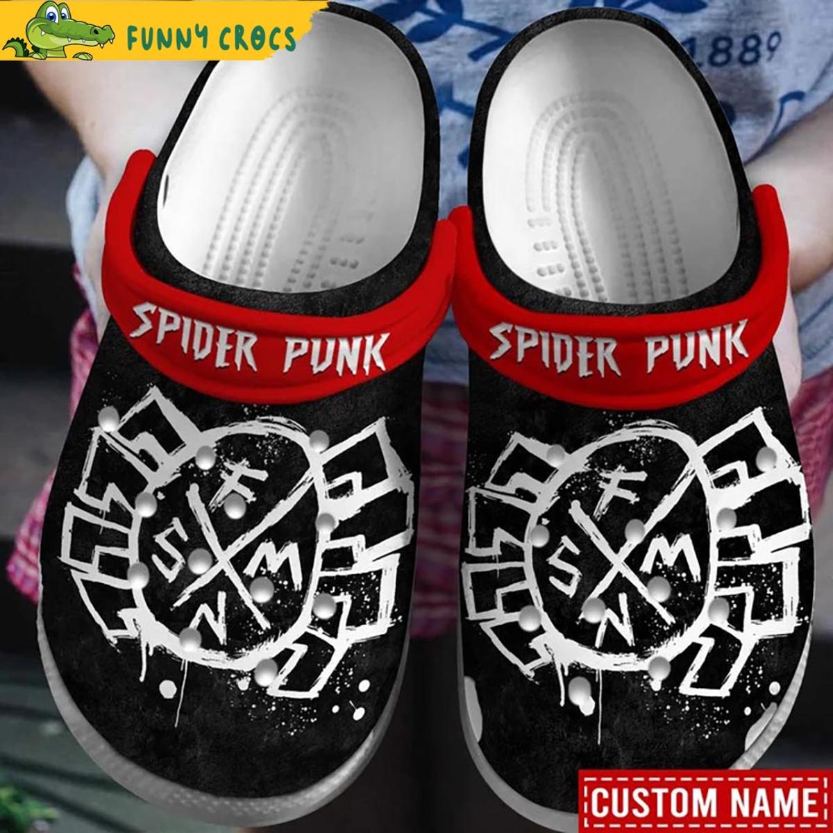 Customized Spider-man Crocs Slippers