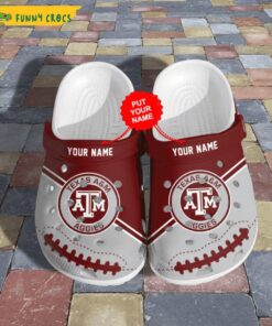 Custom Texas A&m Aggies Football Ncaa Crocs Classic