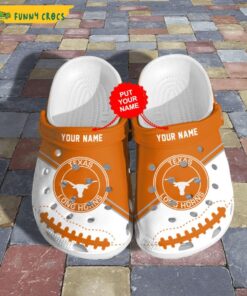 Custom Texas Longhorns Football Ncaa Crocs Clog Shoes