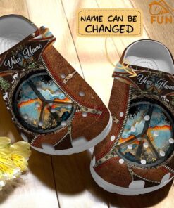 Custom The Forest Hippie Crocs Clog Shoes