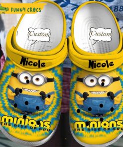 Custom The Rise Of Gru Minion Crocs Sandals