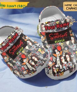 Custom The Simpson Horror Crocs Shoes