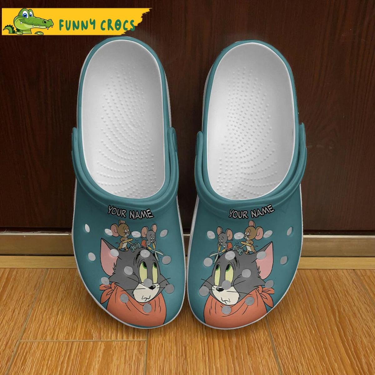 Funny Hawaiian Tom And Jerry Crocs Slippers