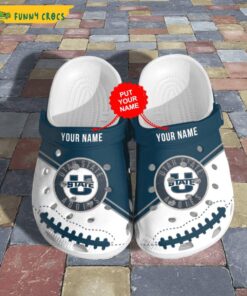 Custom Utah State Aggies Football Ncaa Crocs Slippers