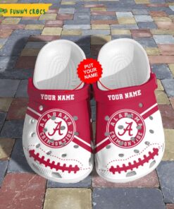 Customized Alabama Crimson Tide Ncaa Crocs Clog Shoes