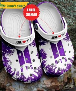 Customized Bts Crocs Shoes