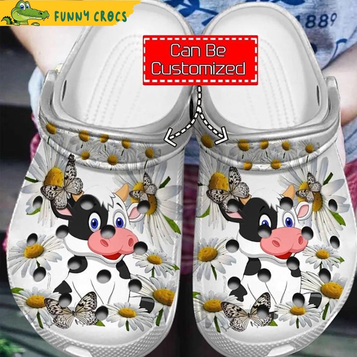 Custom Cow Crocs Shoes