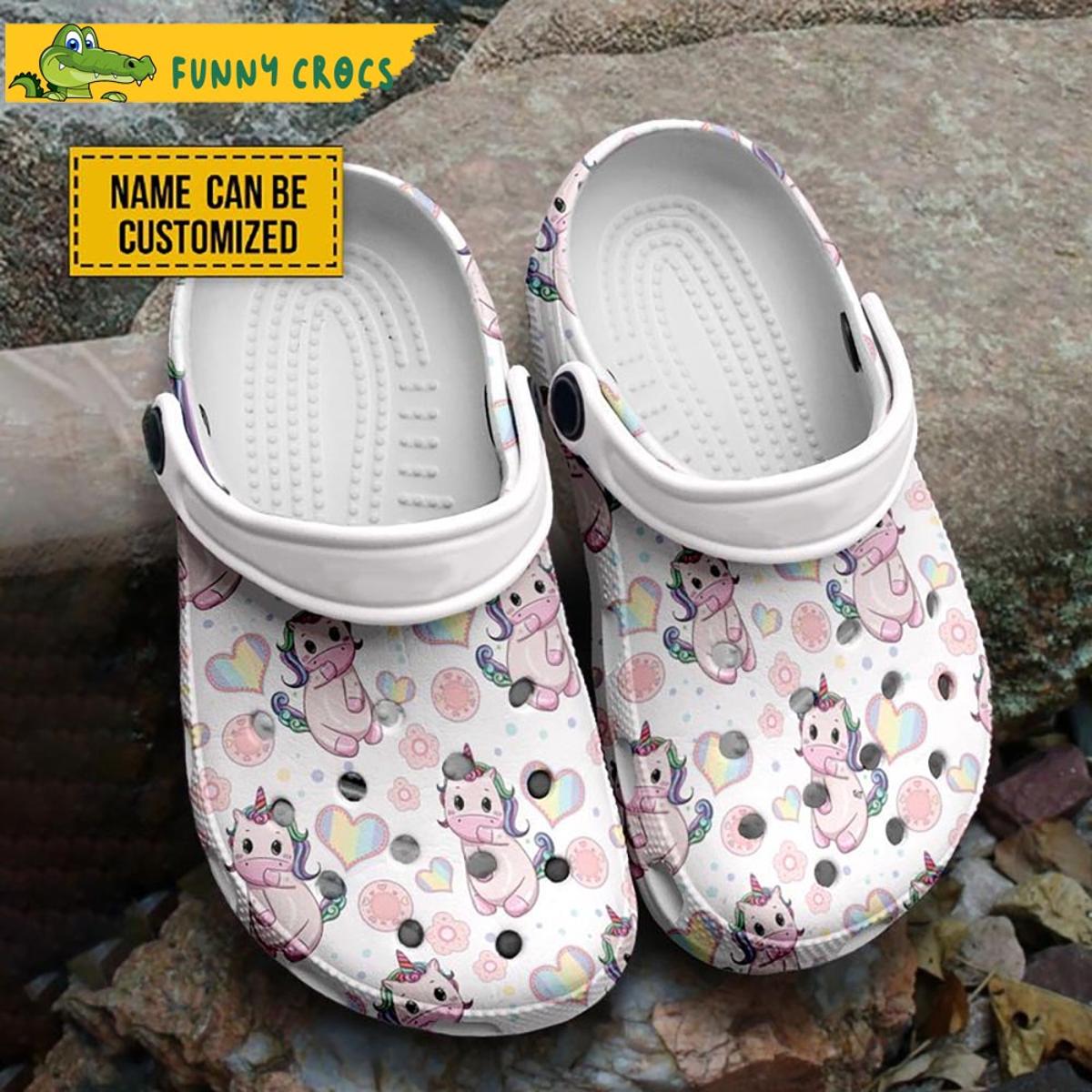 Baby Unicorn Crocs Clog Slippers