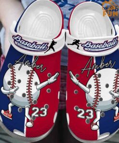 Customized Dabbing Cute Baseball Crocs Clog Shoes