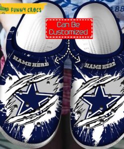 Customized Dallas Cowboys Crocs Classic