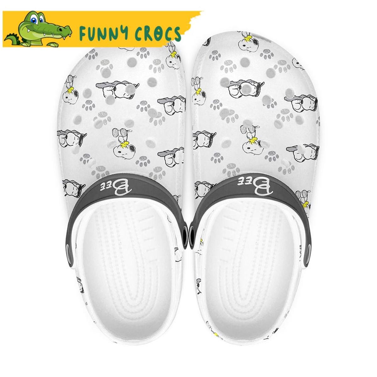 Funny Custom Sunflower Snoopy Crocs Slippers