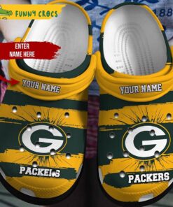 Customized Green Bay Packers Crocs Sandals