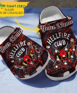 Customized Hellfire Club Stranger Things Crocs Shoes